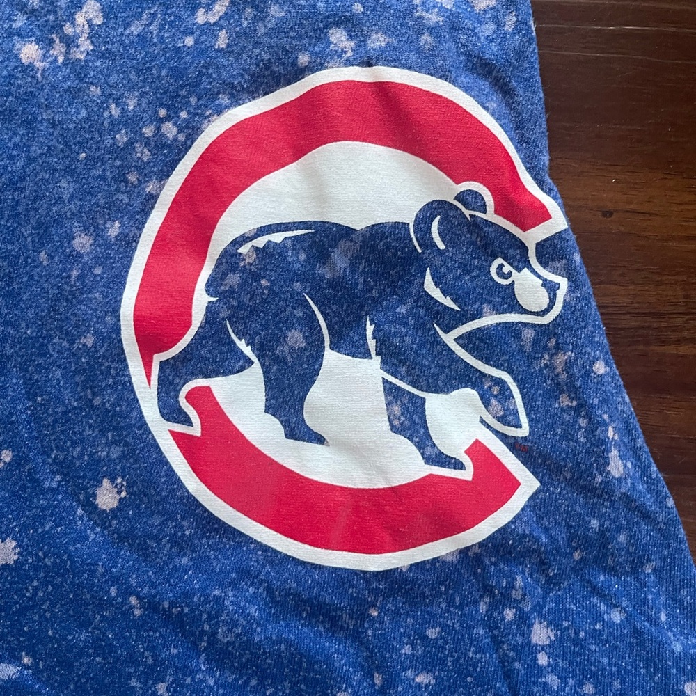 Chicago Cubs Acid Sprayed Muscle Tank Large - Picture 2 of 4